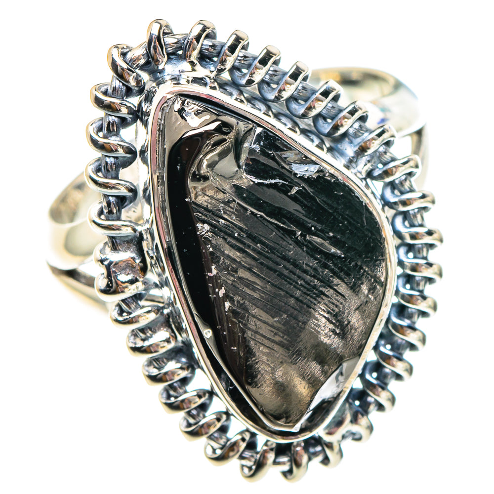 Shungite Rings handcrafted by Ana Silver Co - RING94368 - Photo 2