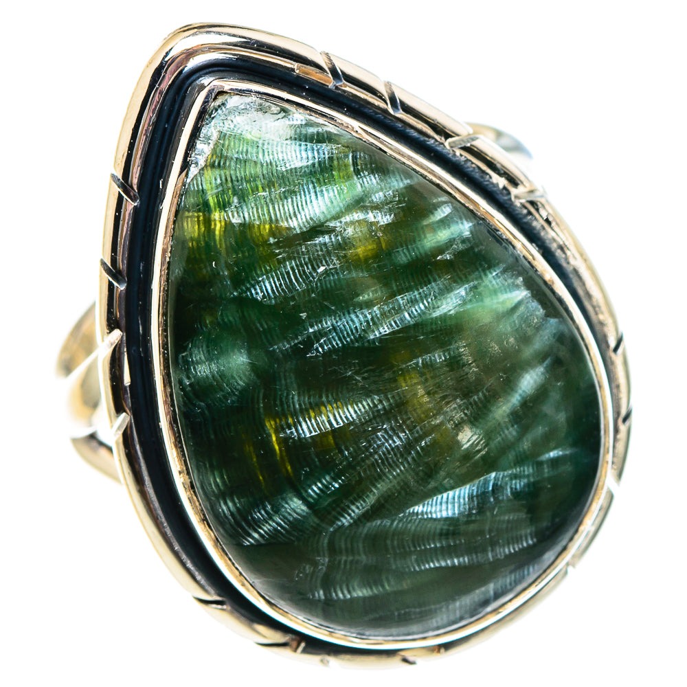 Seraphinite Rings handcrafted by Ana Silver Co - RING94379