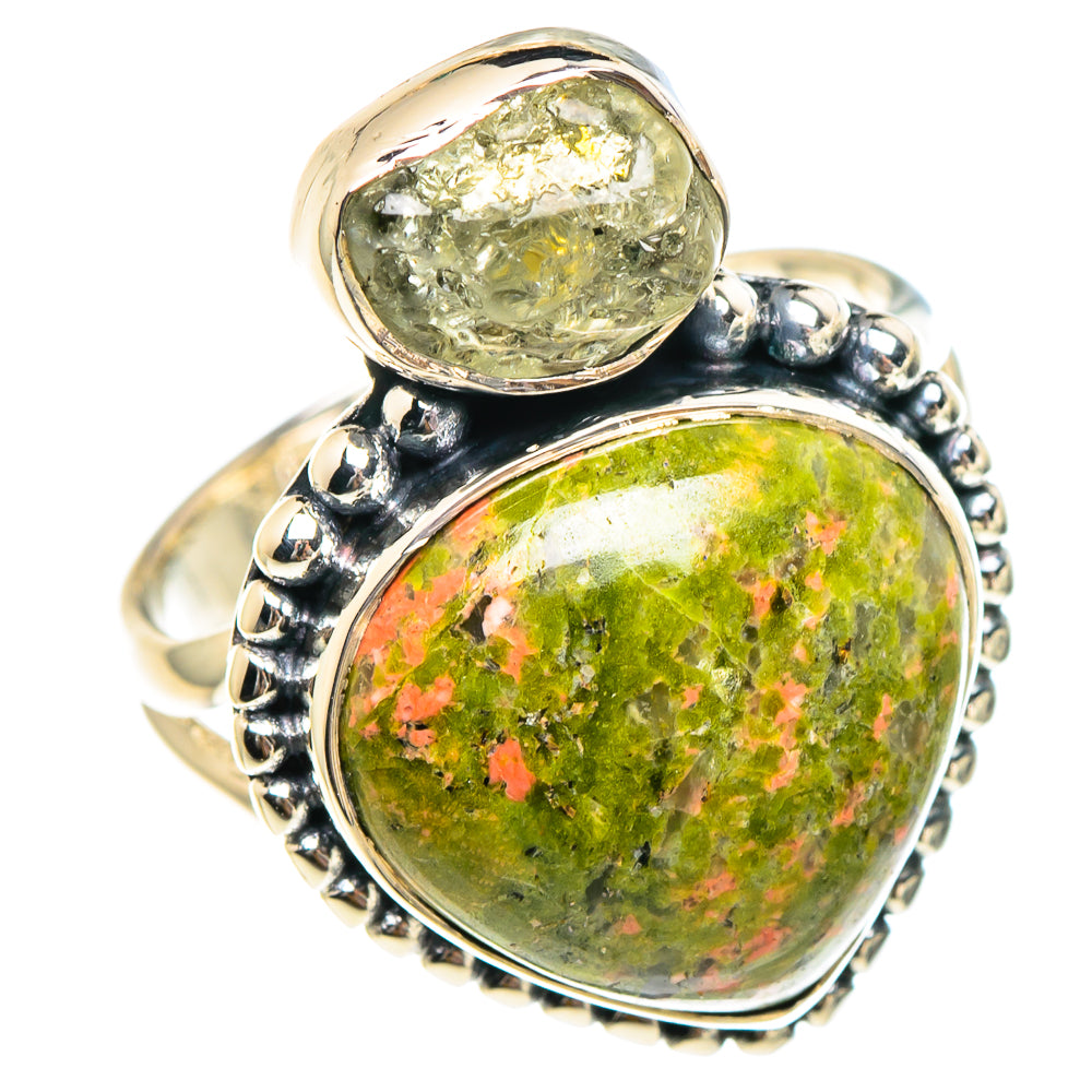 Unakite Rings handcrafted by Ana Silver Co - RING94394