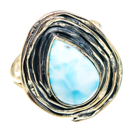 Larimar Rings handcrafted by Ana Silver Co - RING94405