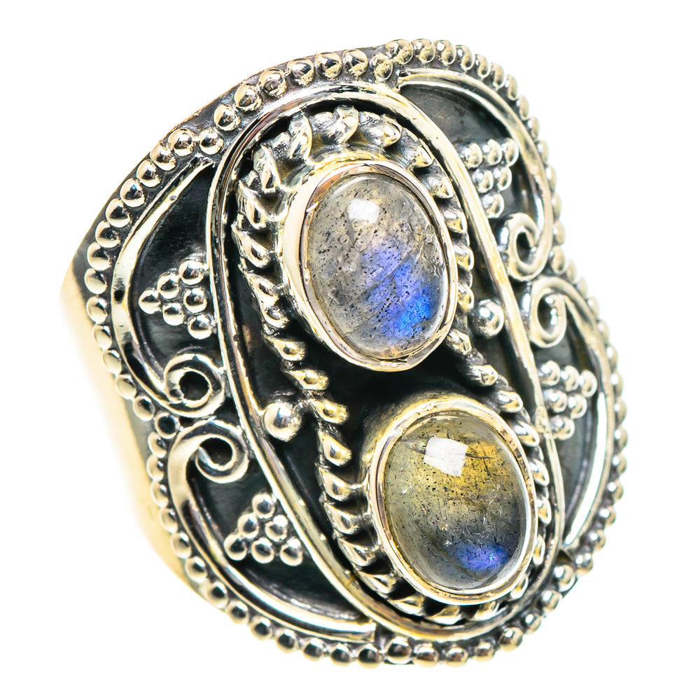 Labradorite Rings handcrafted by Ana Silver Co - RING94414 - Photo 2