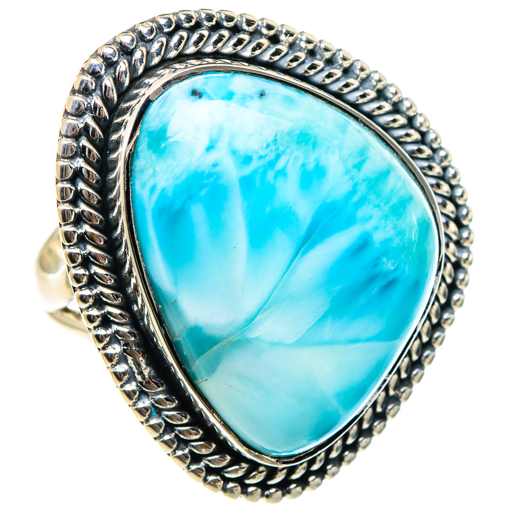 Larimar Rings handcrafted by Ana Silver Co - RING94419