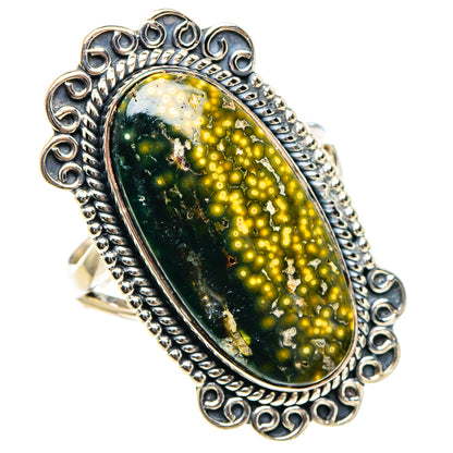 Ocean Jasper Rings handcrafted by Ana Silver Co - RING94432