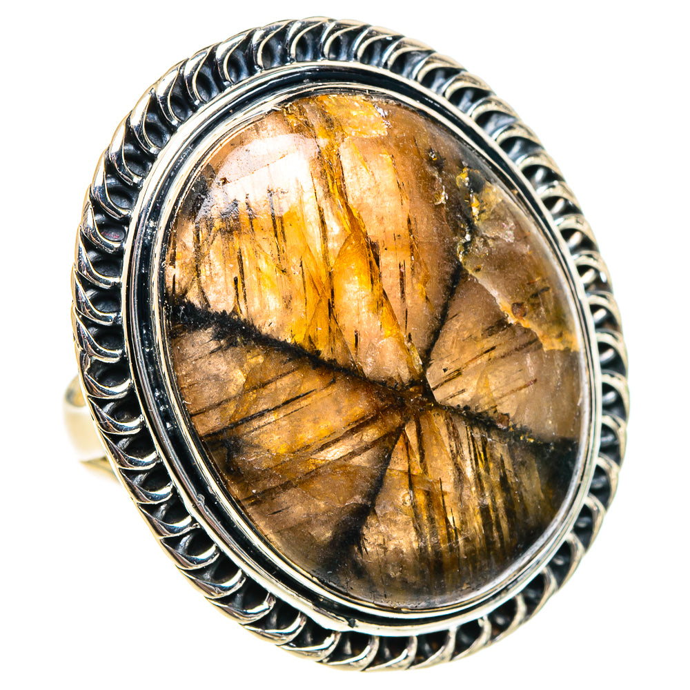 Chiastolite Rings handcrafted by Ana Silver Co - RING94434 - Photo 2