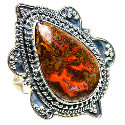 Moroccan Agate Rings handcrafted by Ana Silver Co - RING94435