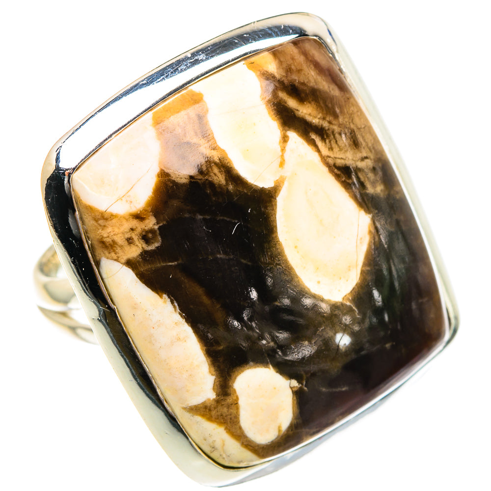 Peanut Wood Jasper Rings handcrafted by Ana Silver Co - RING94436