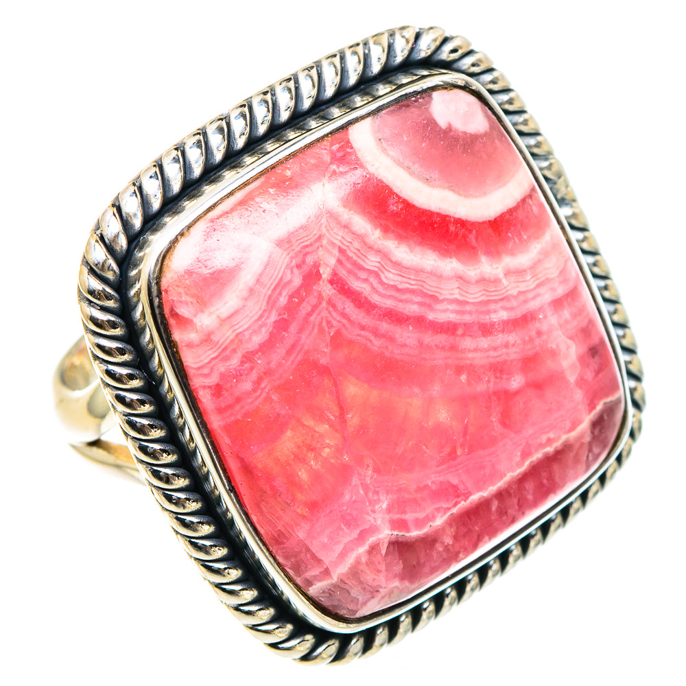 Rhodochrosite Rings handcrafted by Ana Silver Co - RING94439