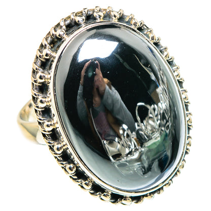 Hematite Rings handcrafted by Ana Silver Co - RING94457