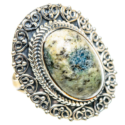 K2 Blue Azurite Rings handcrafted by Ana Silver Co - RING94461 - Photo 2