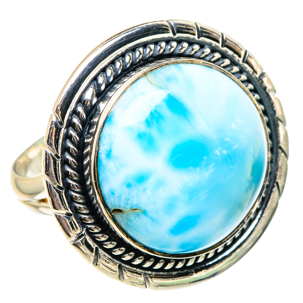 Larimar Rings handcrafted by Ana Silver Co - RING94464