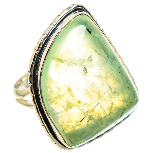 Prehnite Rings handcrafted by Ana Silver Co - RING94466