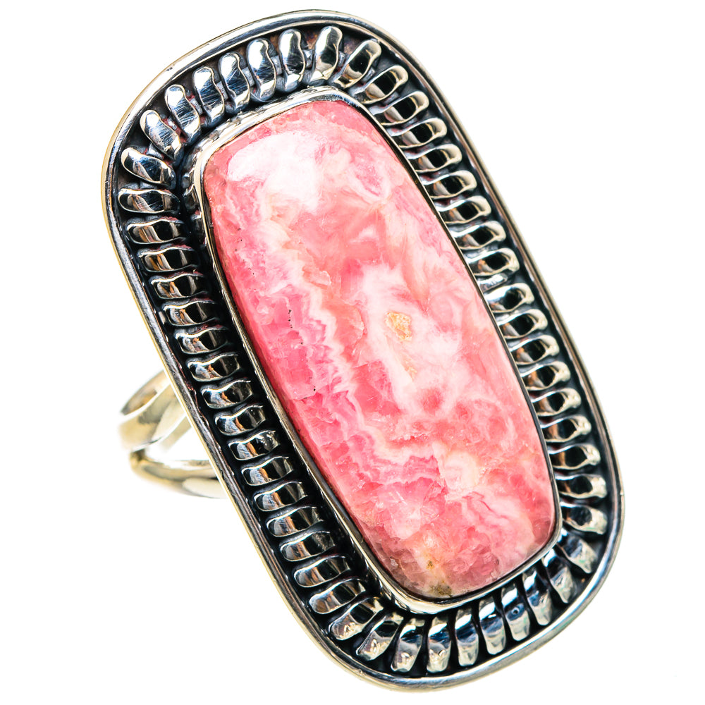 Rhodochrosite Rings handcrafted by Ana Silver Co - RING94483