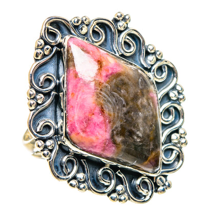Rhodochrosite Rings handcrafted by Ana Silver Co - RING94484 - Photo 2