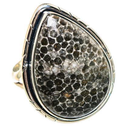 Stingray Coral Rings handcrafted by Ana Silver Co - RING94491 - Photo 2