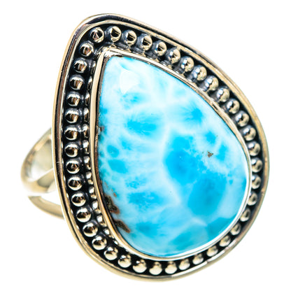 Larimar Rings handcrafted by Ana Silver Co - RING94501