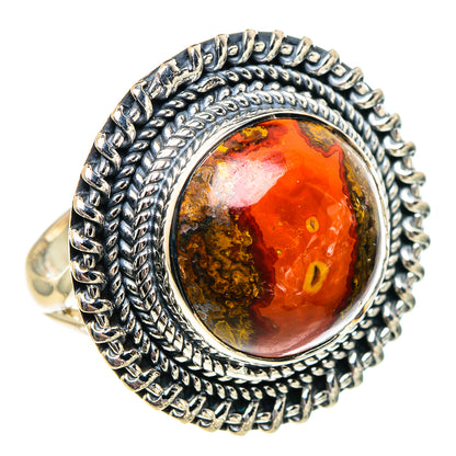 Moroccan Agate Rings handcrafted by Ana Silver Co - RING94513
