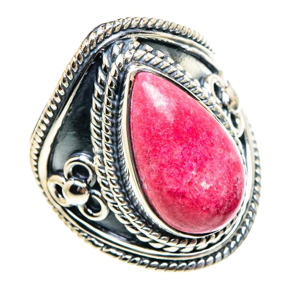 Rhodochrosite Rings handcrafted by Ana Silver Co - RING94520