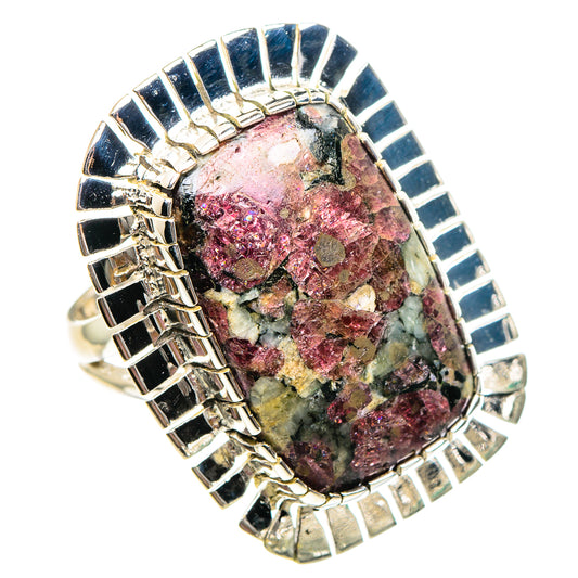 Russian Eudialyte Rings handcrafted by Ana Silver Co - RING94526
