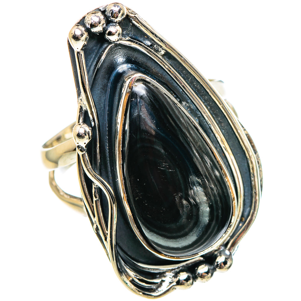 Psilomelane Rings handcrafted by Ana Silver Co - RING94530