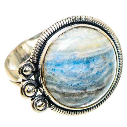 Blue Scheelite Rings handcrafted by Ana Silver Co - RING94539