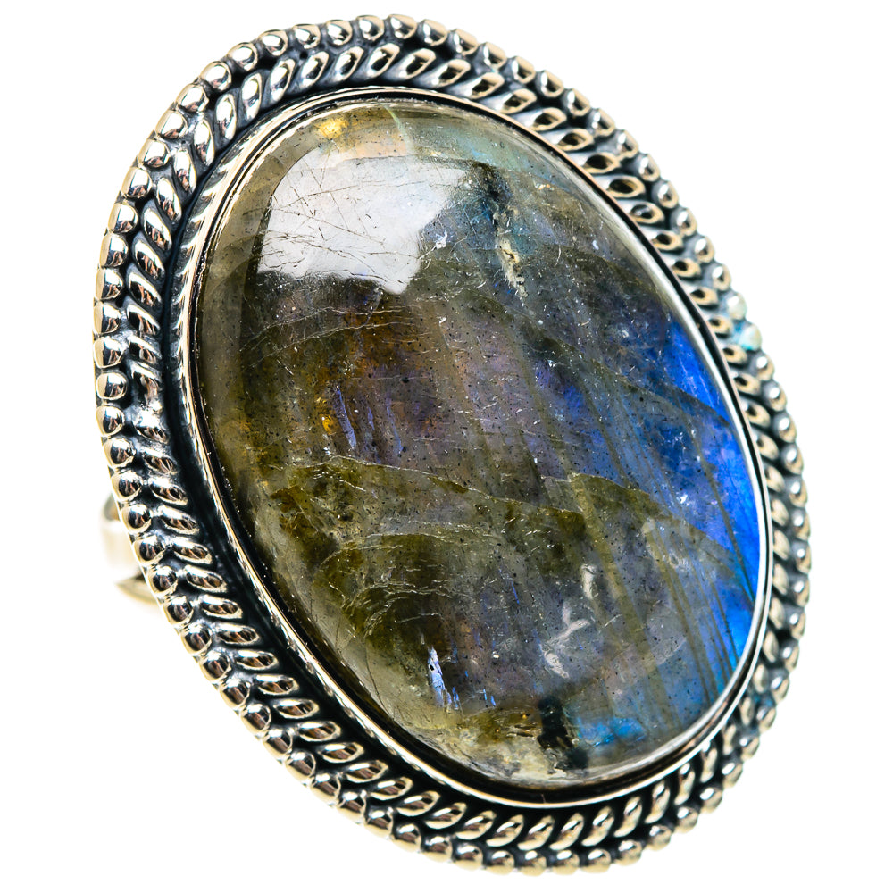 Labradorite Rings handcrafted by Ana Silver Co - RING94540