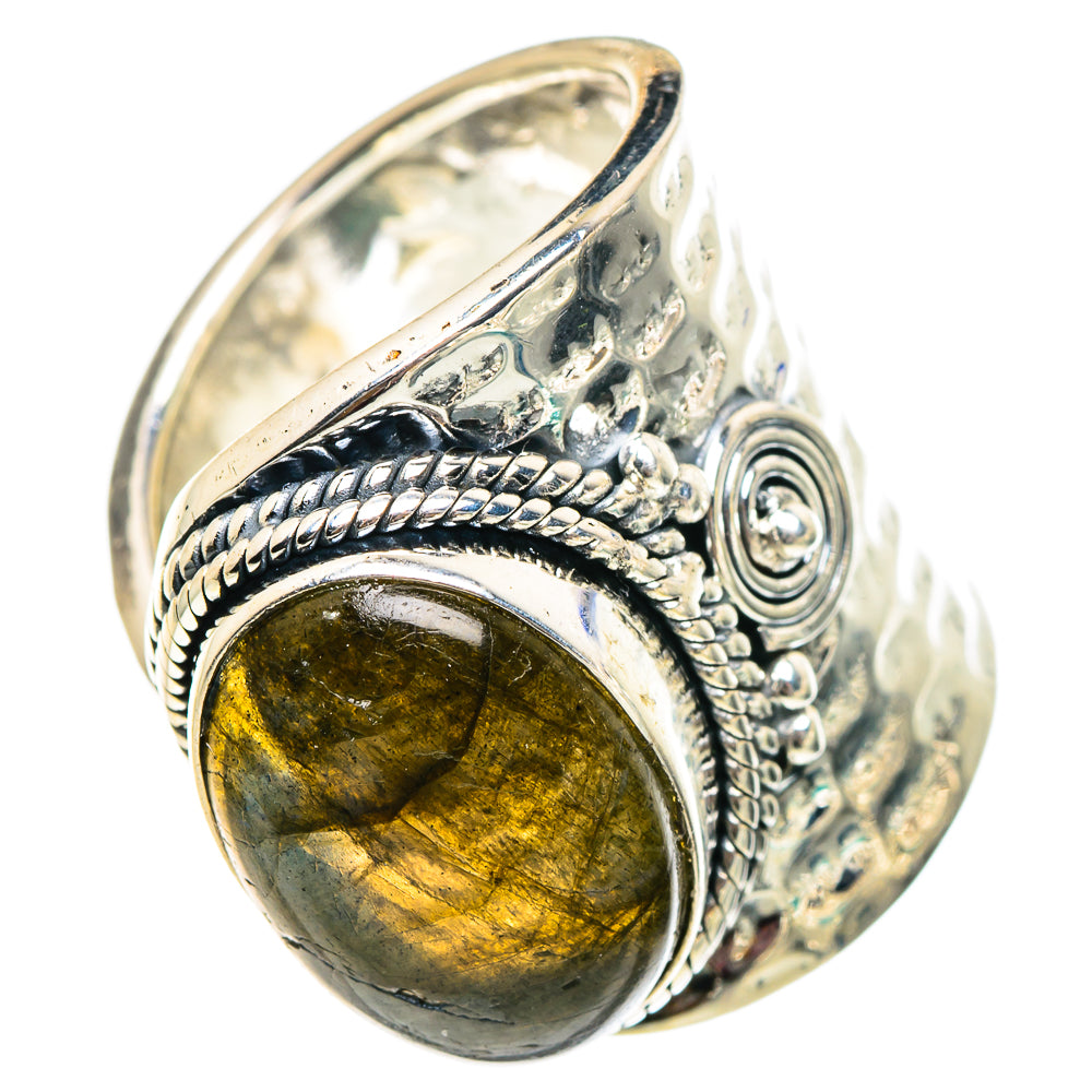Labradorite Rings handcrafted by Ana Silver Co - RING94542