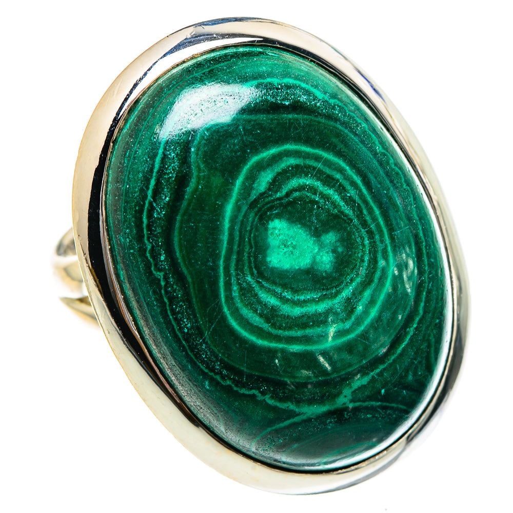 Malachite Rings handcrafted by Ana Silver Co - RING94545
