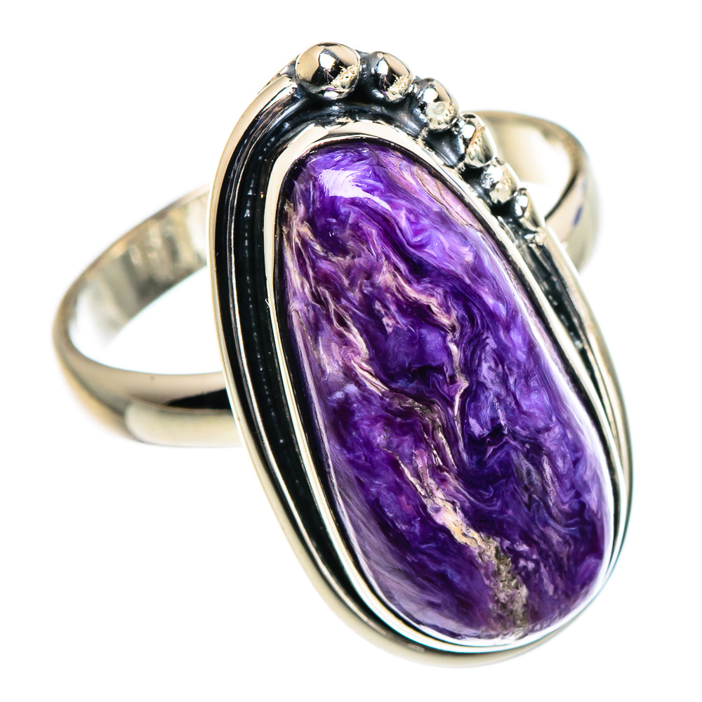 Charoite Rings handcrafted by Ana Silver Co - RING94565