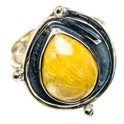 Rutilated Quartz Rings handcrafted by Ana Silver Co - RING94567