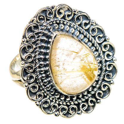 Rutilated Quartz Rings handcrafted by Ana Silver Co - RING94568 - Photo 2