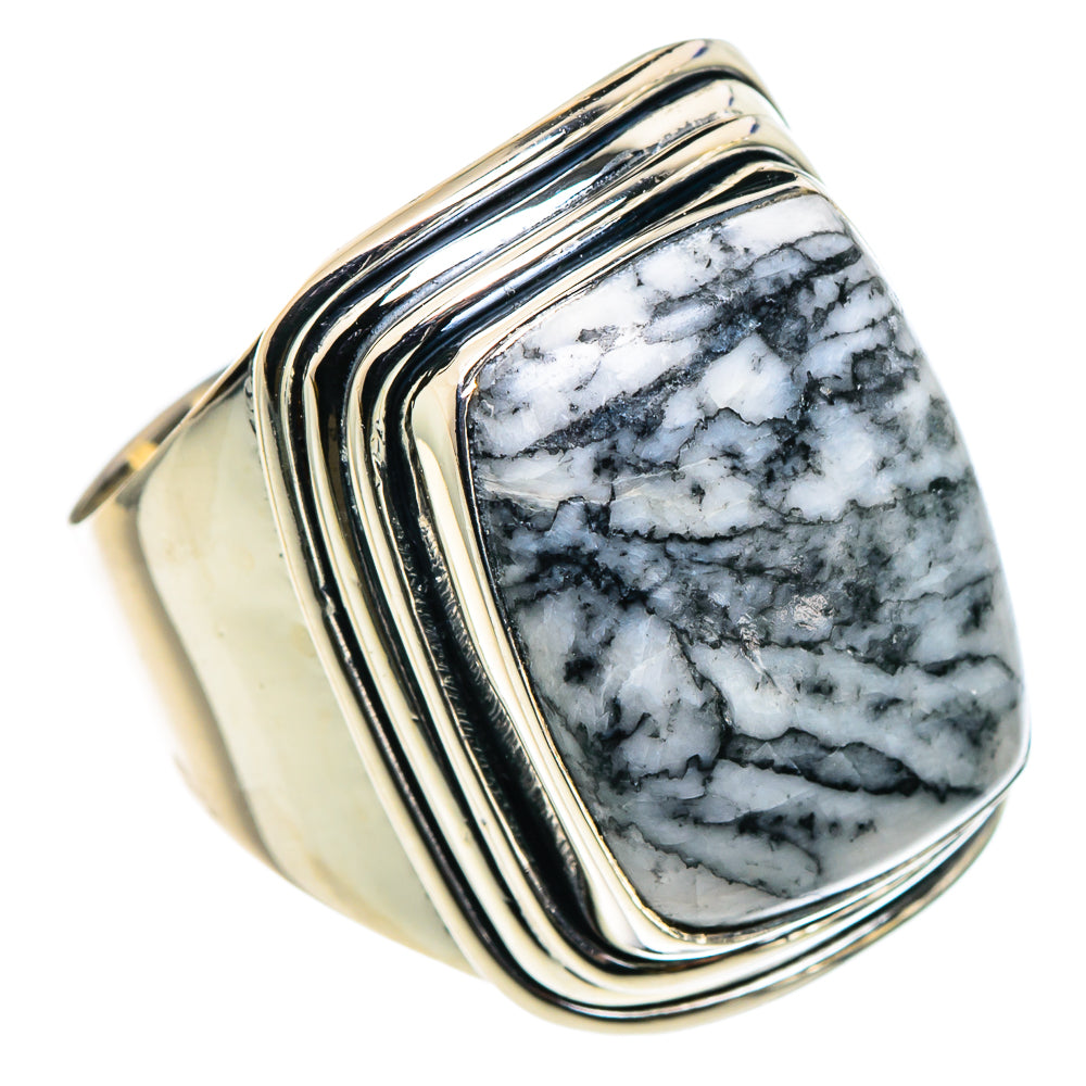 Pinolith Jasper Rings handcrafted by Ana Silver Co - RING94570