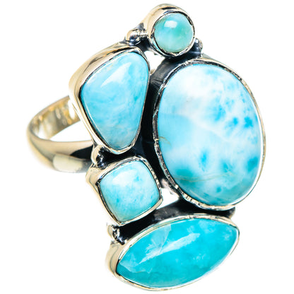 Larimar Rings handcrafted by Ana Silver Co - RING94606