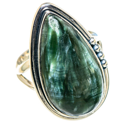 Seraphinite Rings handcrafted by Ana Silver Co - RING94609