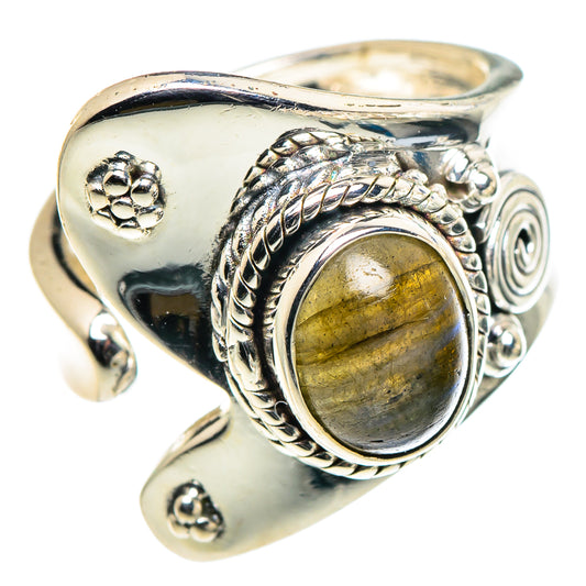 Labradorite Rings handcrafted by Ana Silver Co - RING94623