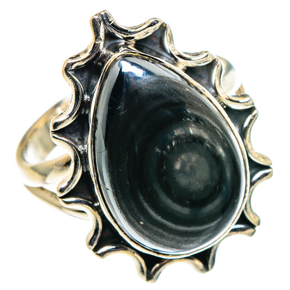Psilomelane Rings handcrafted by Ana Silver Co - RING94637