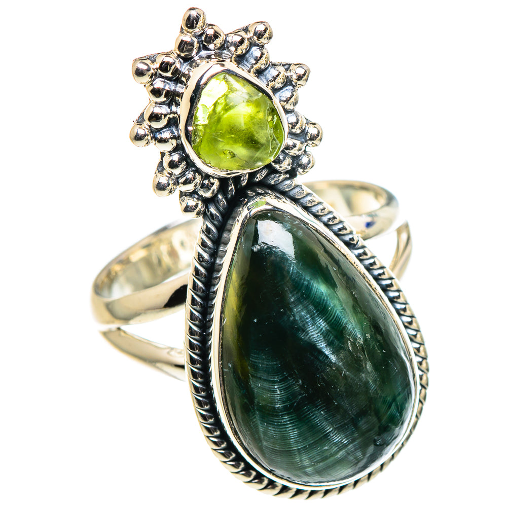 Seraphinite Rings handcrafted by Ana Silver Co - RING94655