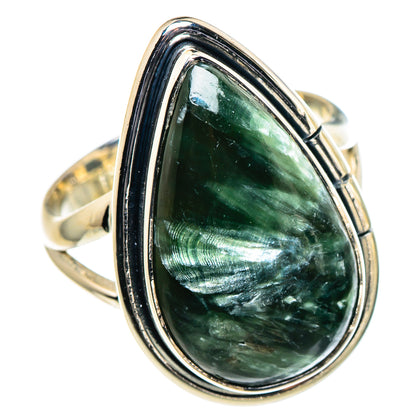 Seraphinite Rings handcrafted by Ana Silver Co - RING94656