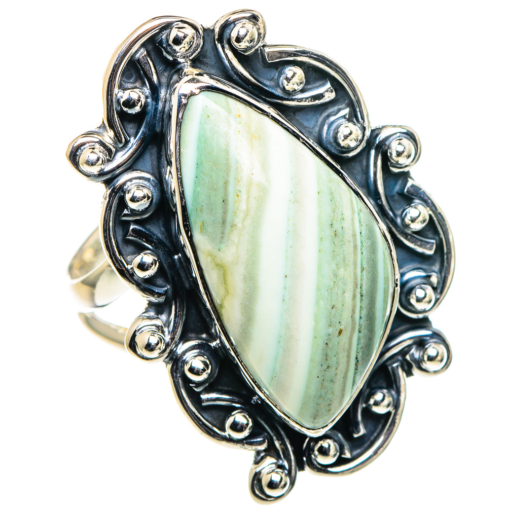 Ocean Jasper Rings handcrafted by Ana Silver Co - RING94657 - Photo 2