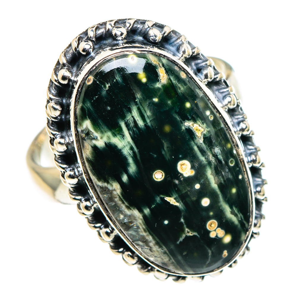 Ocean Jasper Rings handcrafted by Ana Silver Co - RING94661