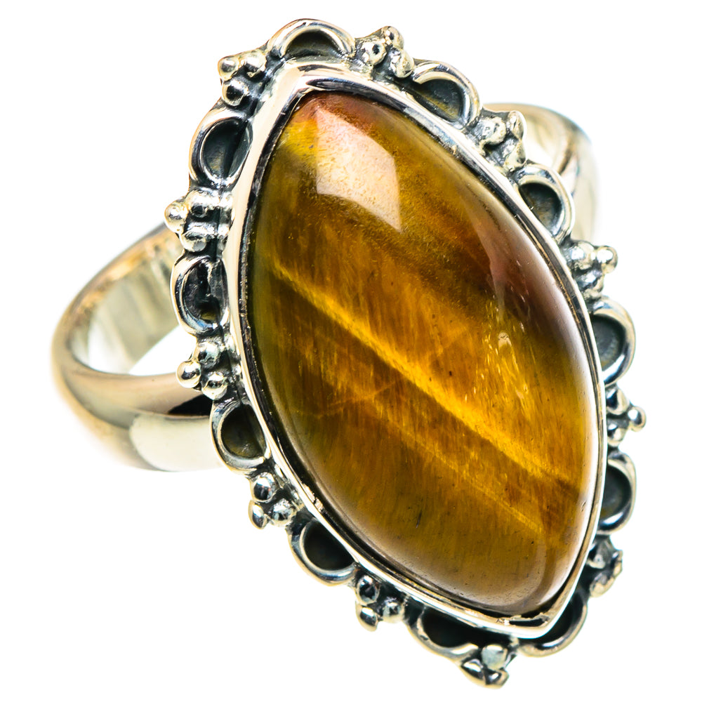 Tiger Eye Rings handcrafted by Ana Silver Co - RING94664