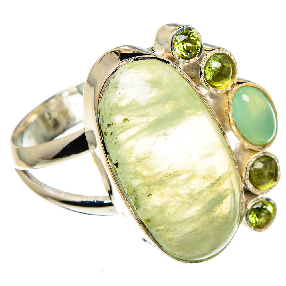 Prehnite Rings handcrafted by Ana Silver Co - RING94678