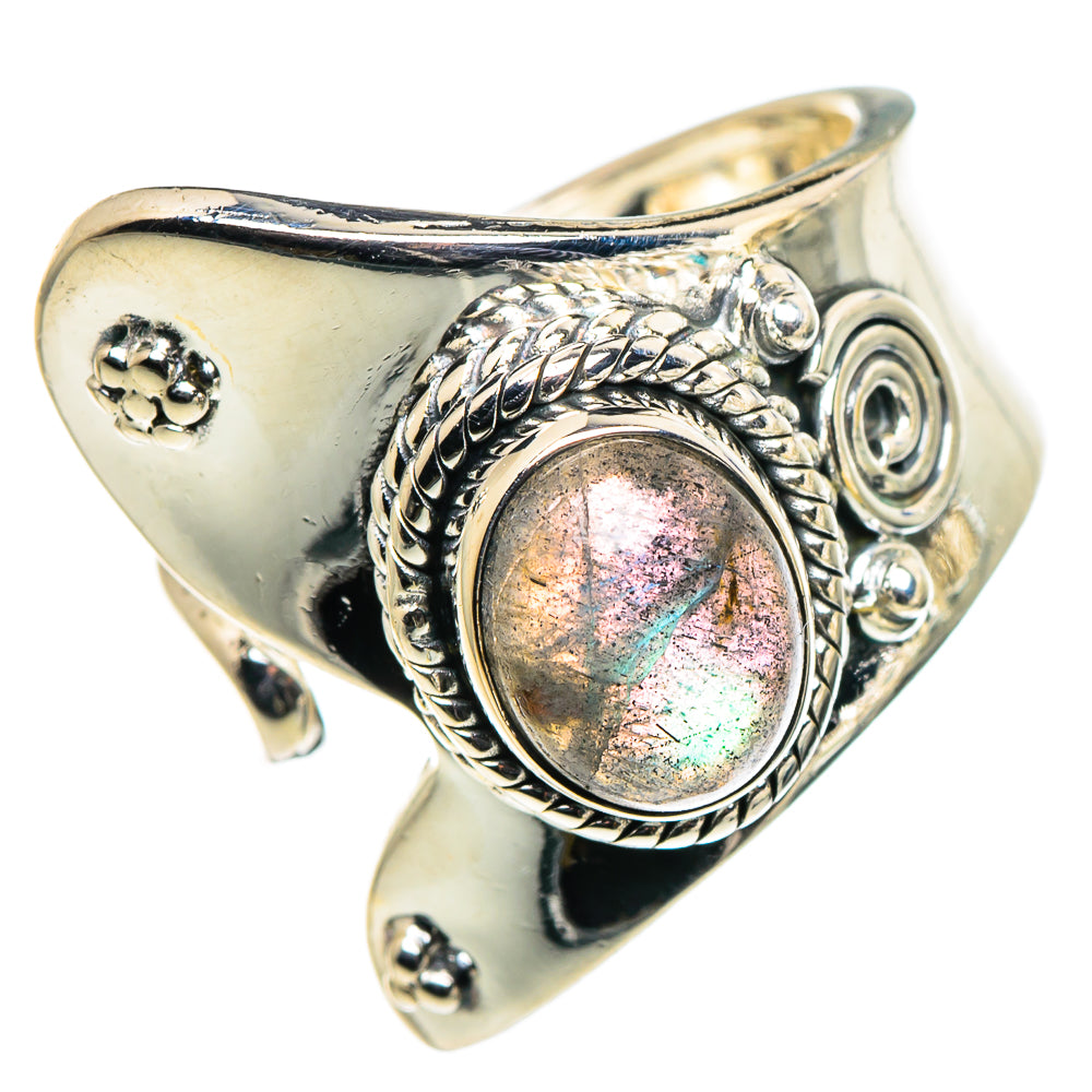Labradorite Rings handcrafted by Ana Silver Co - RING94679