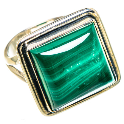 Malachite Rings handcrafted by Ana Silver Co - RING94684