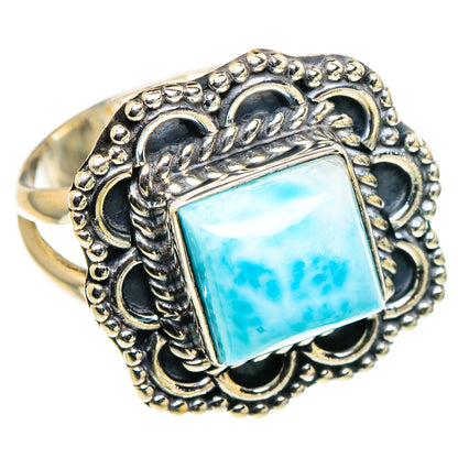 Larimar Rings handcrafted by Ana Silver Co - RING94696