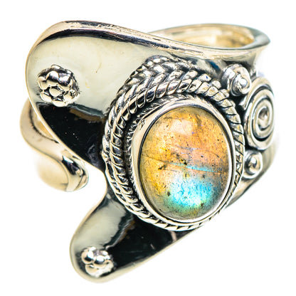 Labradorite Rings handcrafted by Ana Silver Co - RING94697 - Photo 2