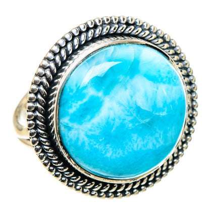 Larimar Rings handcrafted by Ana Silver Co - RING94703