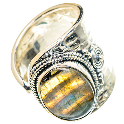 Labradorite Rings handcrafted by Ana Silver Co - RING94712