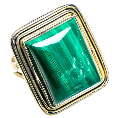 Malachite Rings handcrafted by Ana Silver Co - RING94715