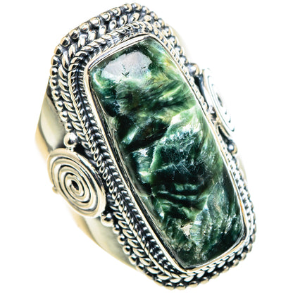 Seraphinite Rings handcrafted by Ana Silver Co - RING94716