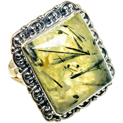 Prehnite Rings handcrafted by Ana Silver Co - RING94718